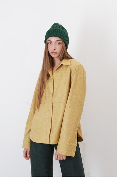 Сорочка вовна жовтий(Р 145)